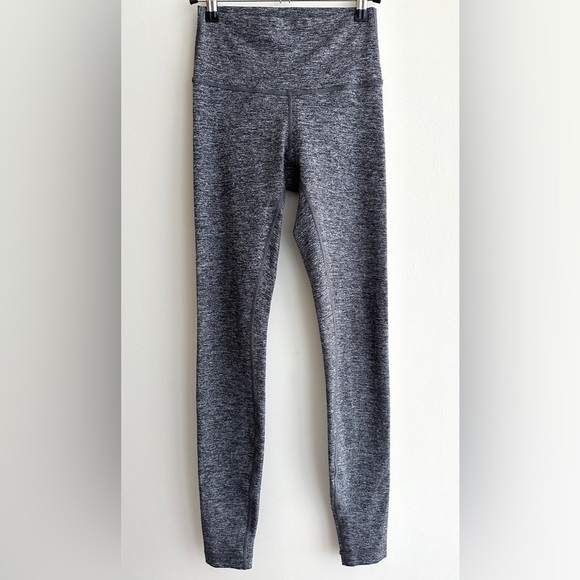 Lululemon Heather Gray High-Waisted Leggings, Size 4 - Picture 1 of 16